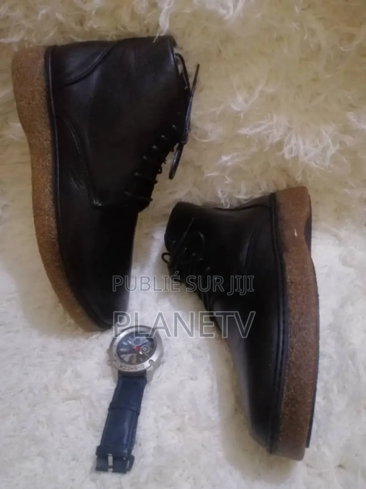 Chaussures Montantes en Cuir Mc