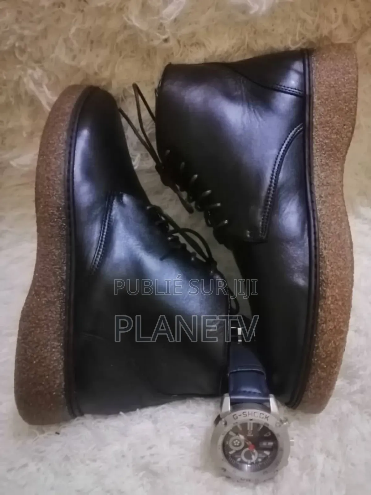 Chaussures Montantes en Cuir Mc