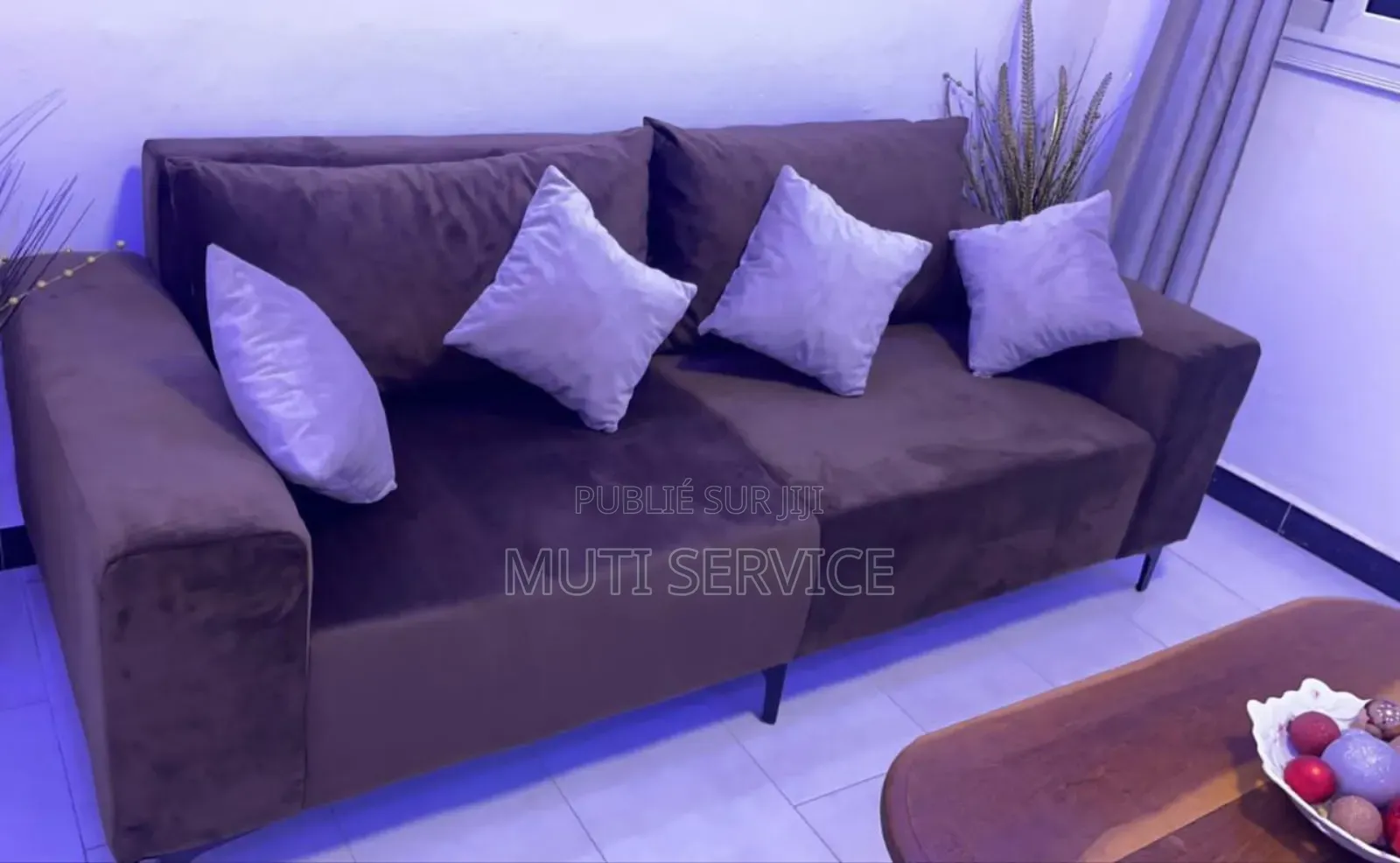 Canapé 3 Places Avec Coussin