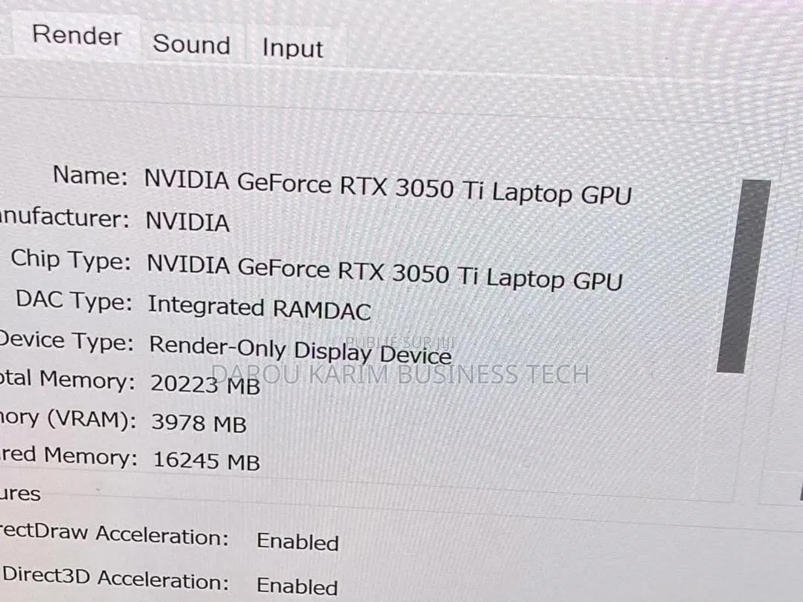 New Ordinateur Portable Dell XPS 15 9510 32GB Intel Core I7 SSD 512GB