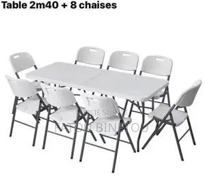 Photo - Table De Dressage Plus 8 Chaises