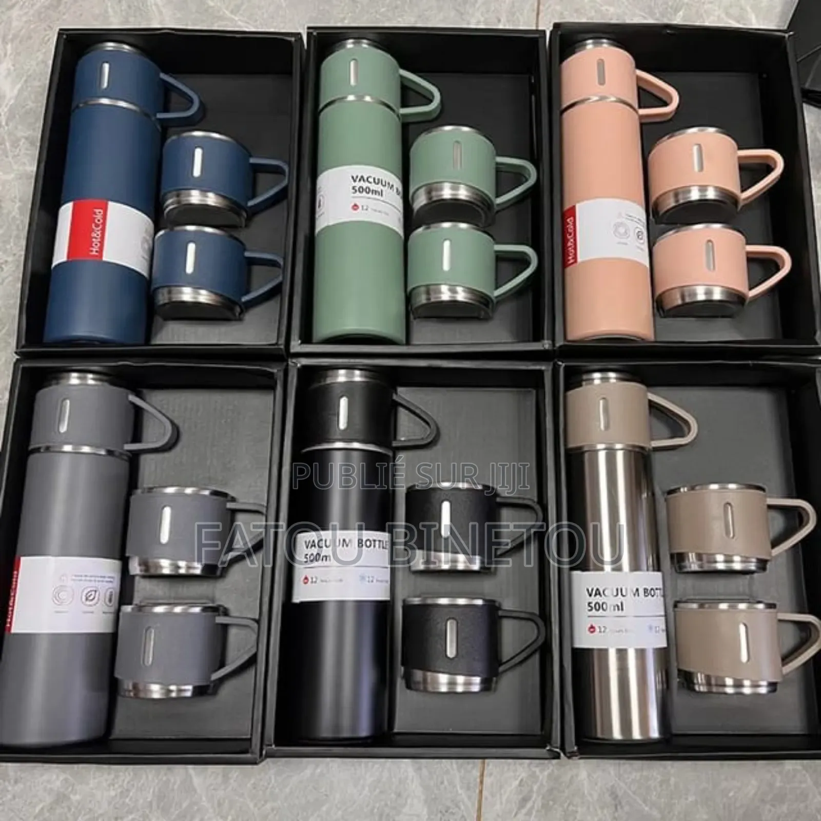 Thermos Avec 2 Tasses