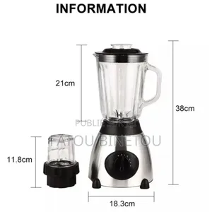 Mixeur en Verre 2 en 1