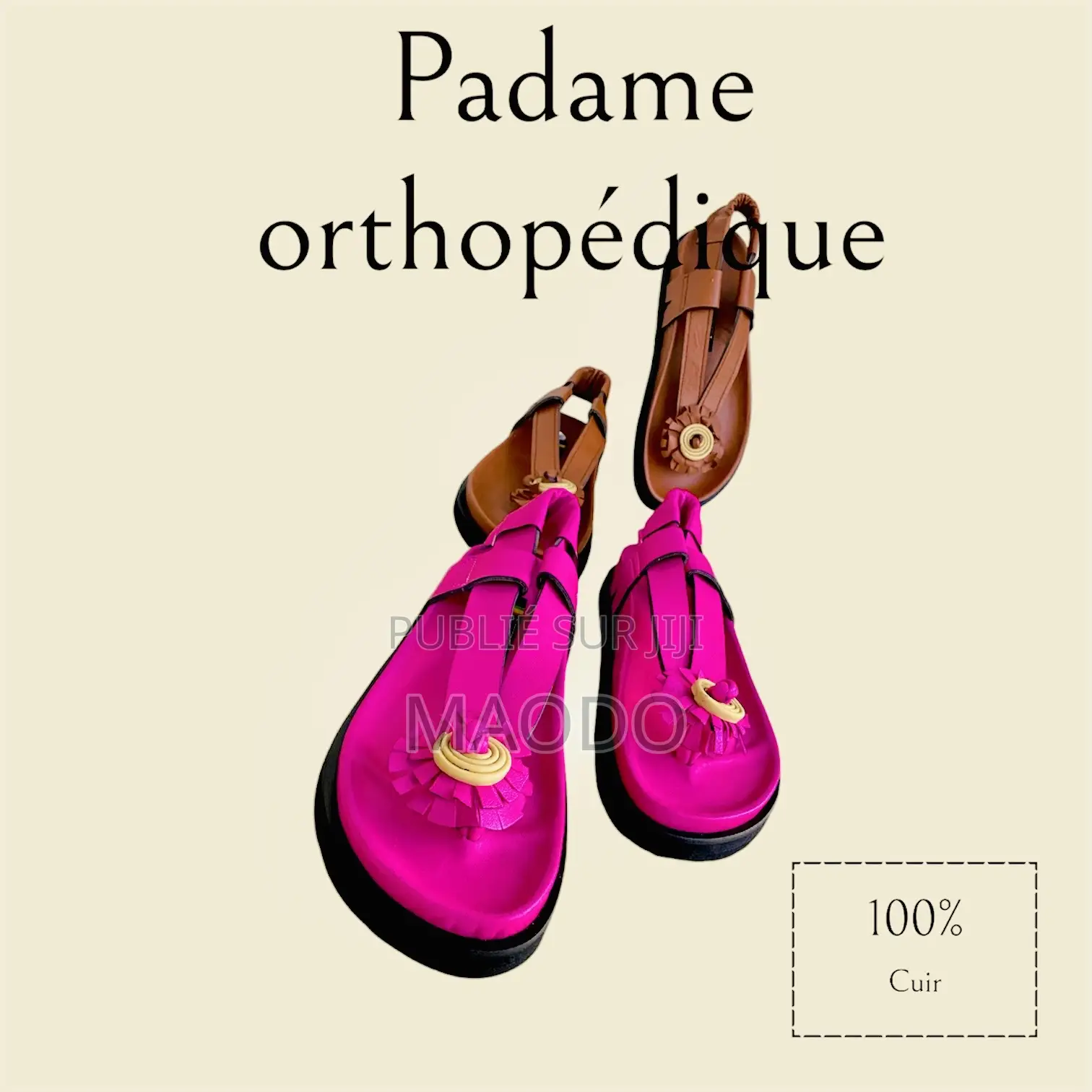 Padame Orthopédique En Cuir