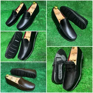 Photo - Mocassin Cuir Véritable Pour Homme Dakar