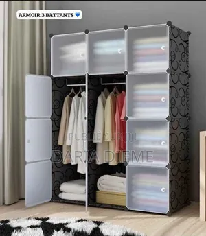 Armoire 3 Battant en Plastique