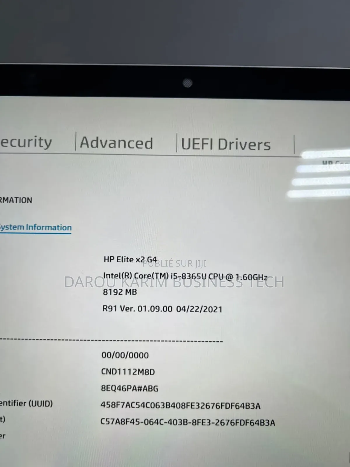 New HP Elite X2 1013 G4 8GB Intel Core I5 SSD 256GB