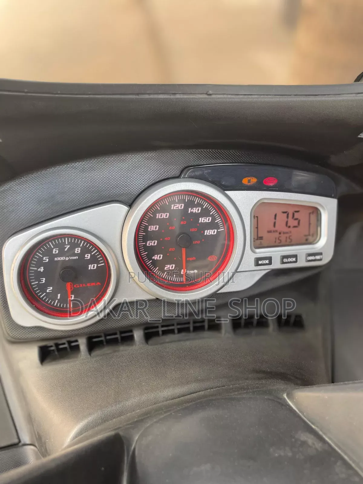 Gilera Nexus 500 2018 Rouge