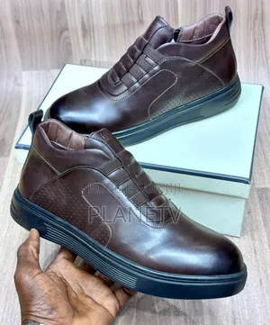 Chaussures en Cuir Style en Fermeture TDS