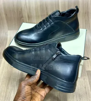 Chaussures en Cuir Style en Fermeture TDS