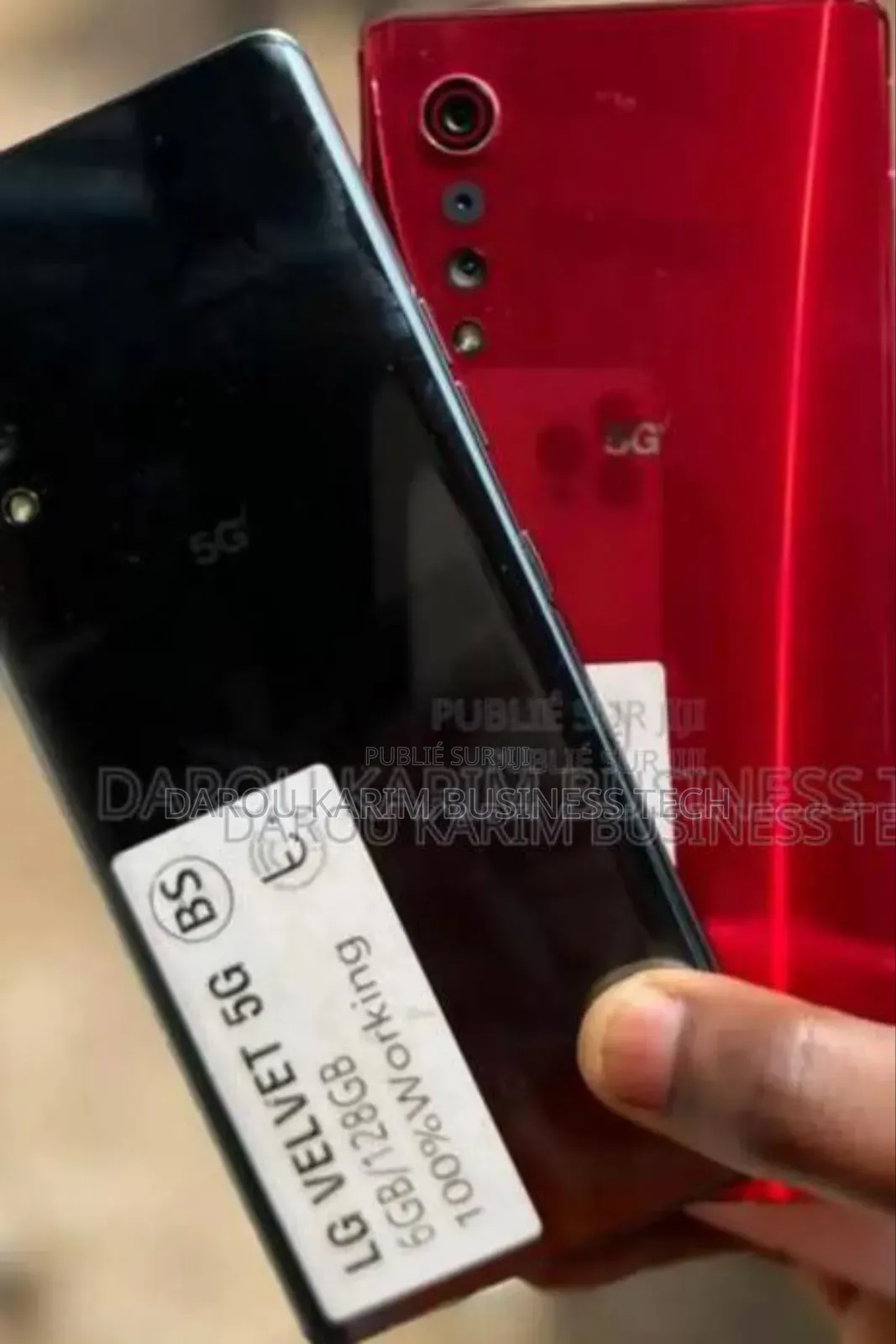 New LG Velvet 5G 128 GB Autre