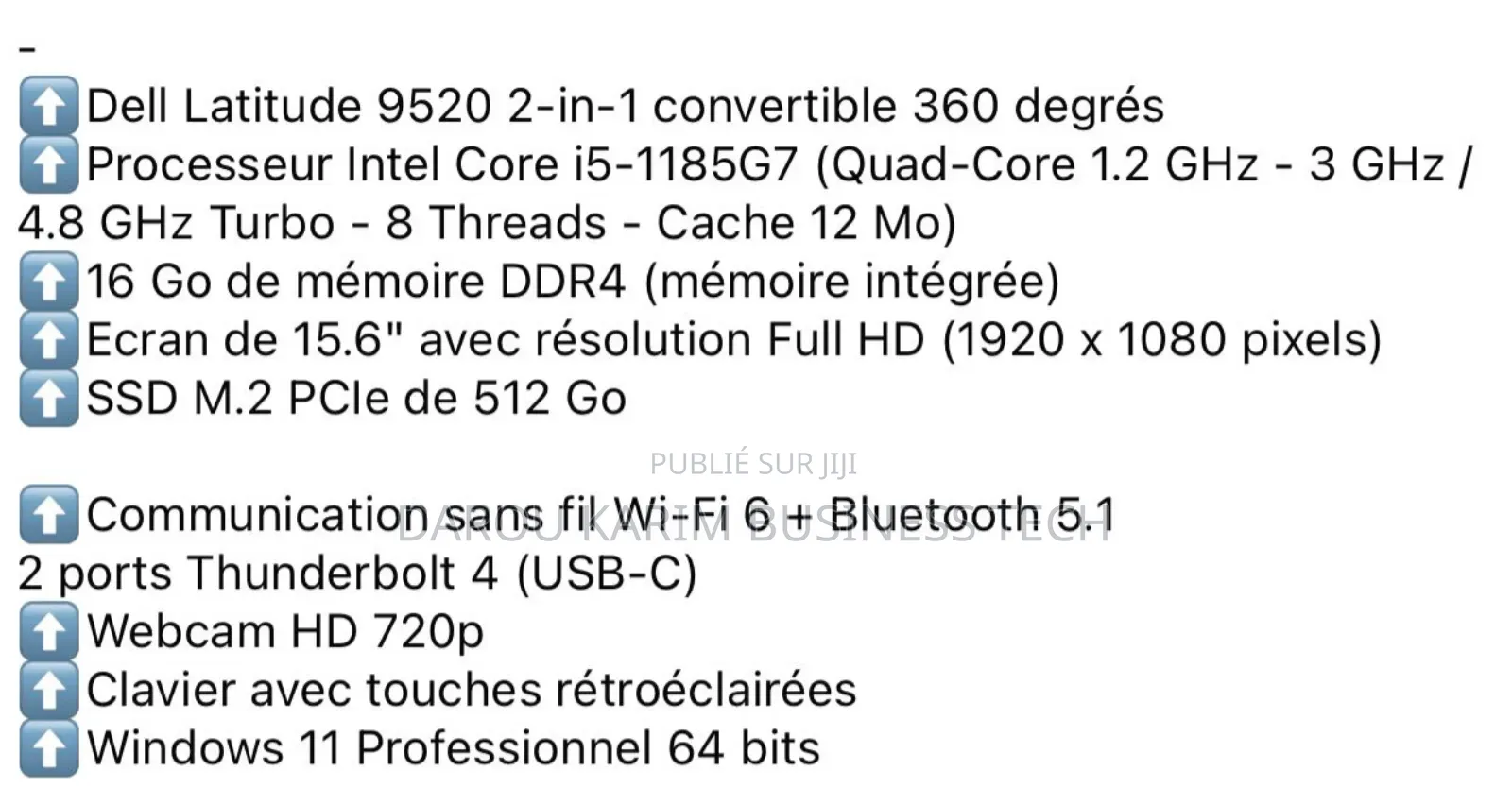 New Dell Latitude 9520 16GB Intel Core I5 SSD 512GB