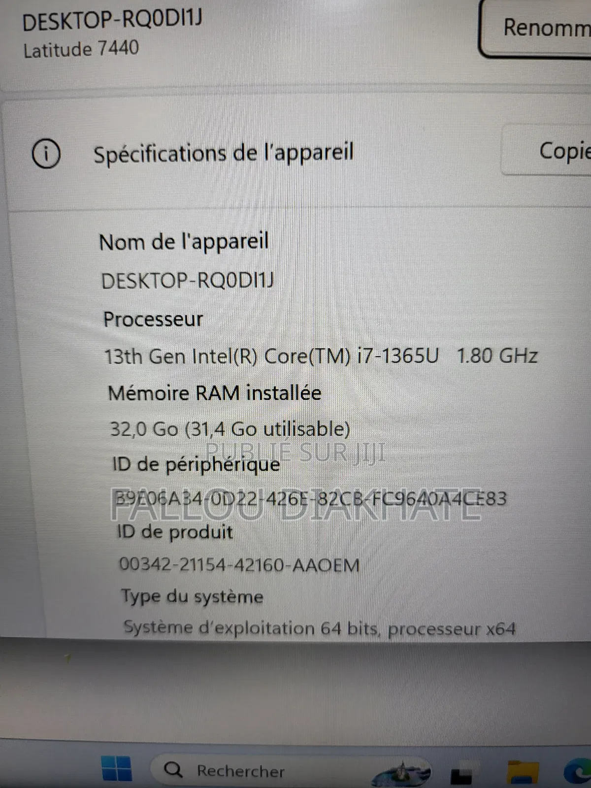 New Dell Latitude 7440 32GB Intel Core I7 SSD 256GB