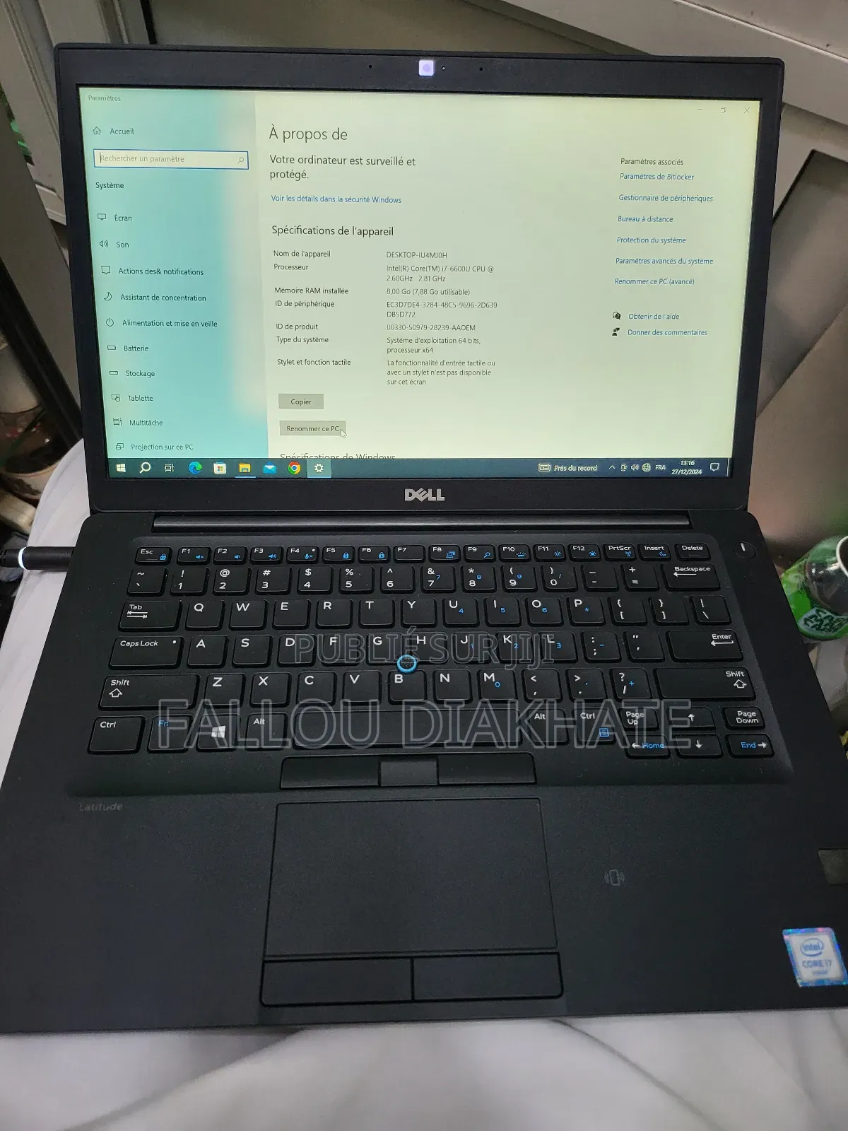 New Dell Latitude 14 7480 8GB Intel Core I7 SSD 500GB