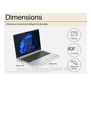 New HP EliteBook 640 G10 32GB Intel Core I7 SSD 512GB