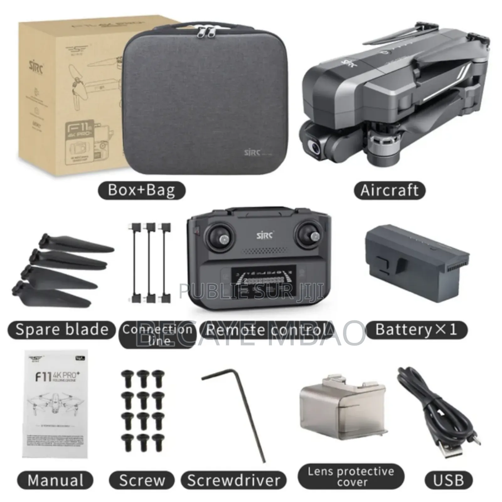 Drone Professionnel Sjrcf11 Pro Plus Version 2024