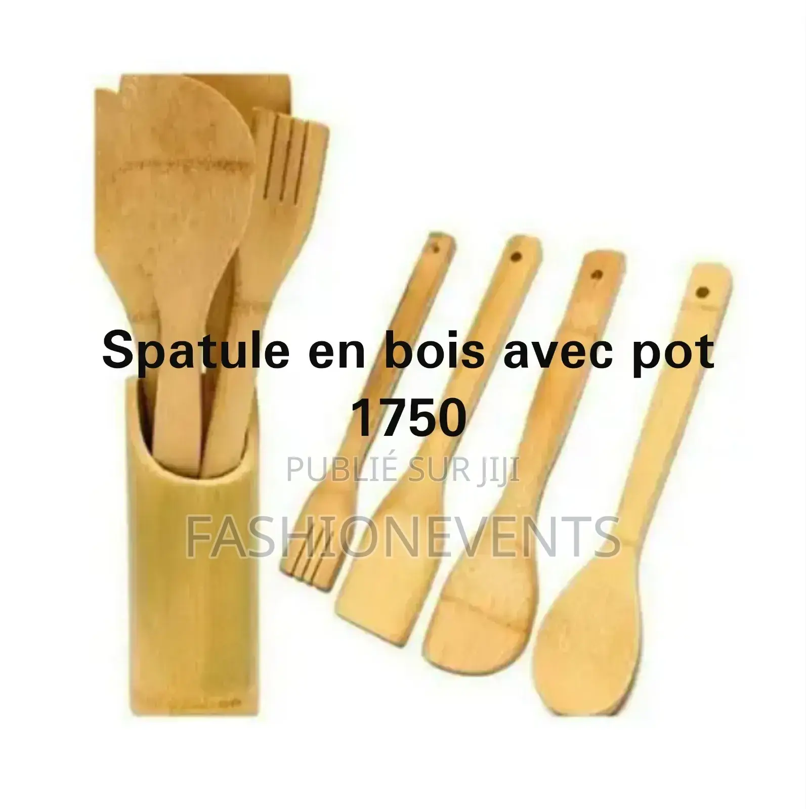 Ensemble Écumoire en Bois