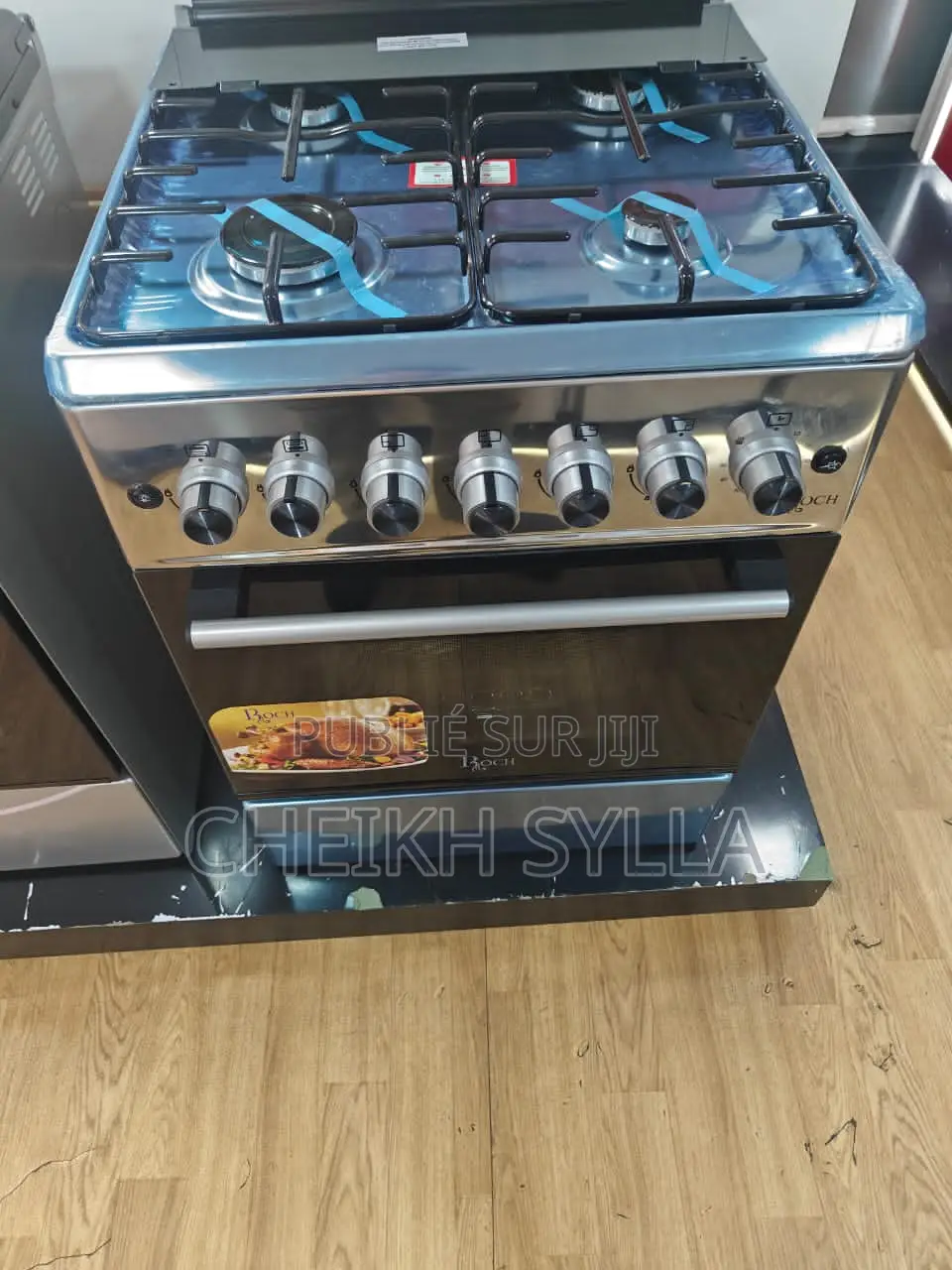 Cuisiniere 4feux Inox 60/60 Full Options