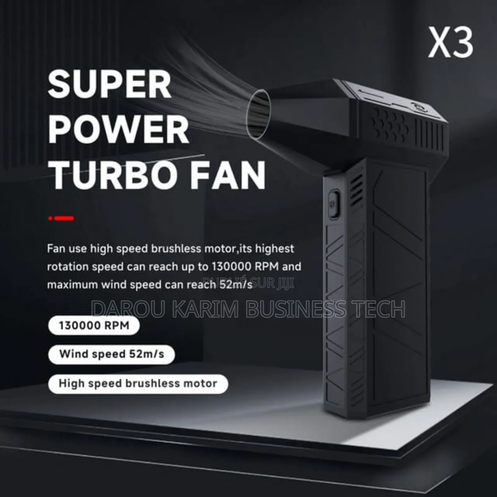 Ventilateur Violent X3 Super Power Turbo Fan