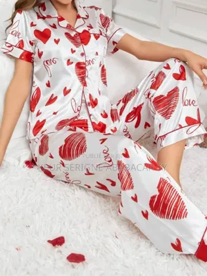 Pyjama Pantalon Modèle Courtes Manches Taille Standard