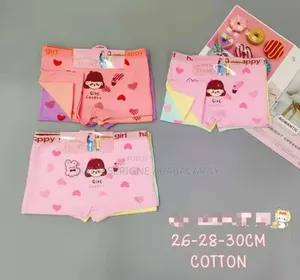 Boxer Fille 100% Coton