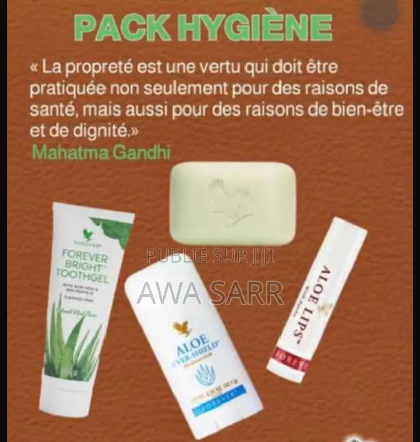 Savon À Base Et Pâte Dentifrice D’Aloe Vera