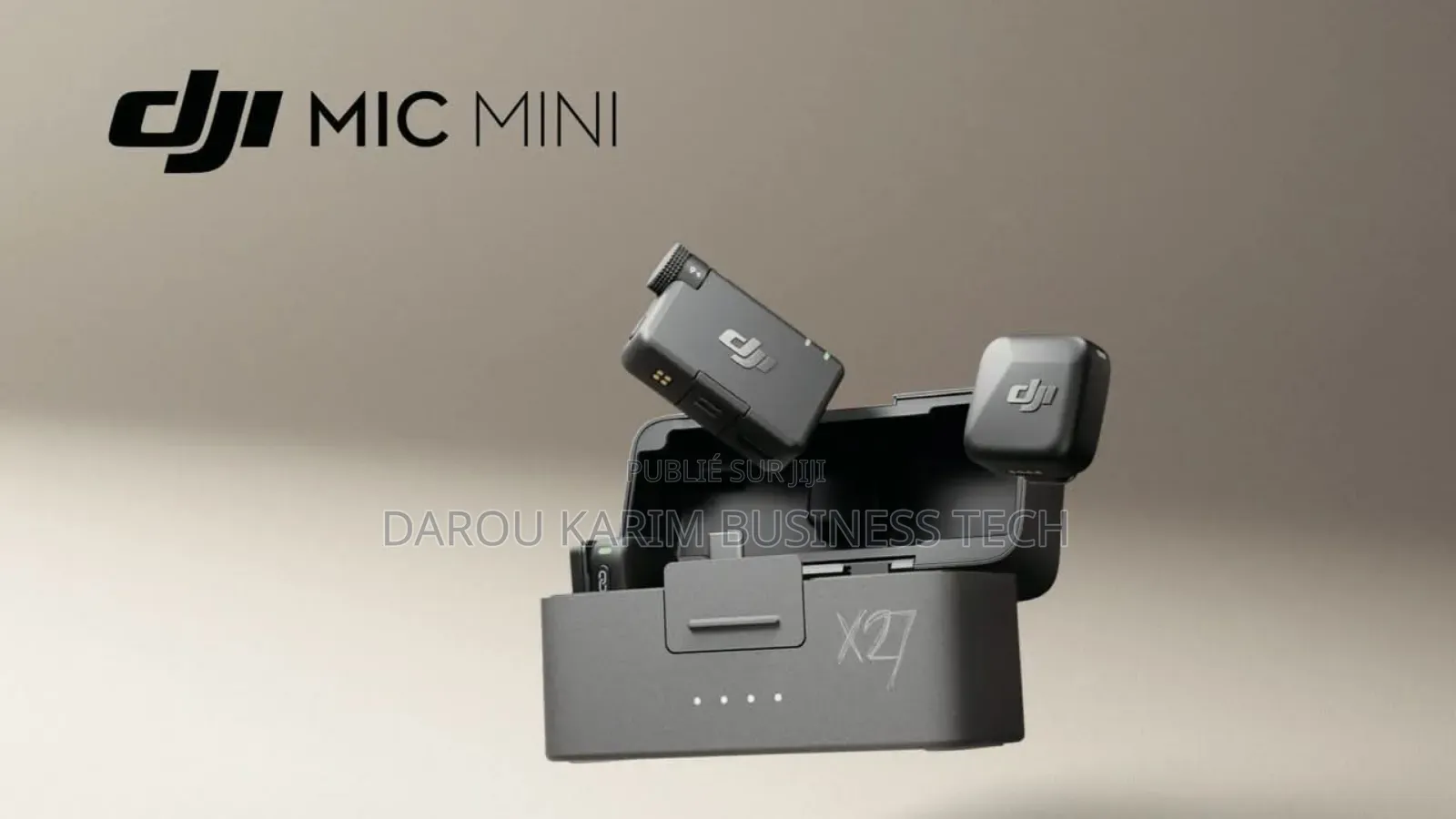 DJI Mic (2 TX + 1 RX + Boîtier Rec