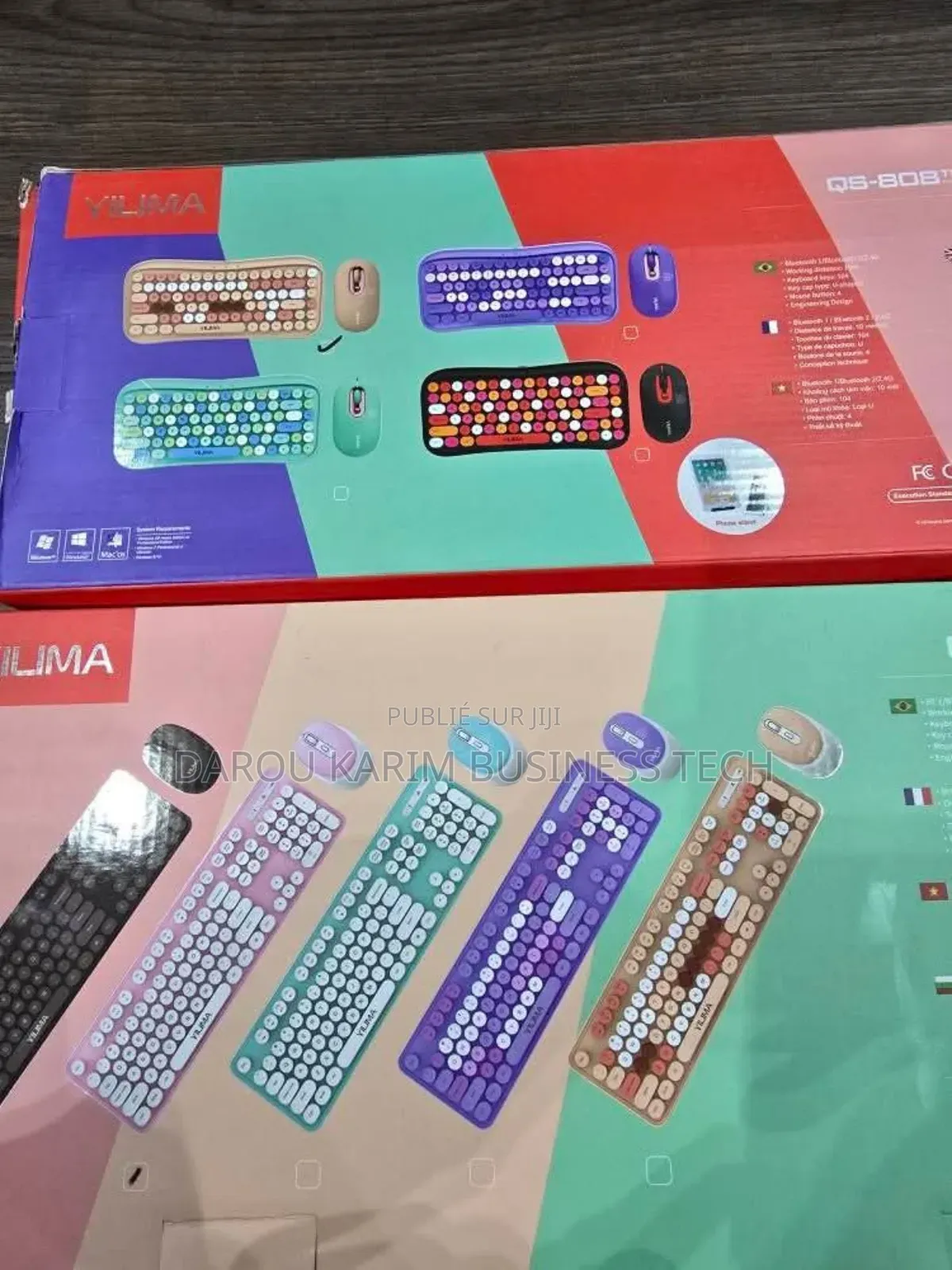 Clavier Avec Souris Sans Fil USB Et Bluetooth .
Sans