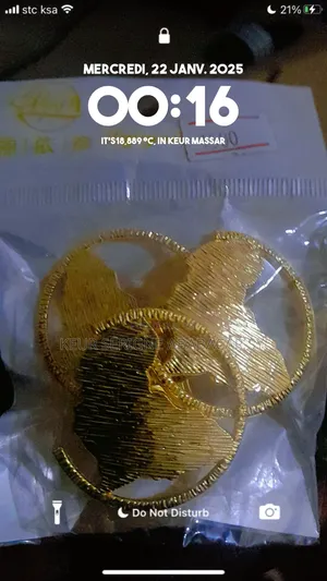 Ensemble Bouclé d'Oreilles Et Bague