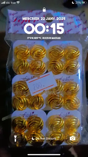 Ensemble Bouclé d'Oreilles Et Bague