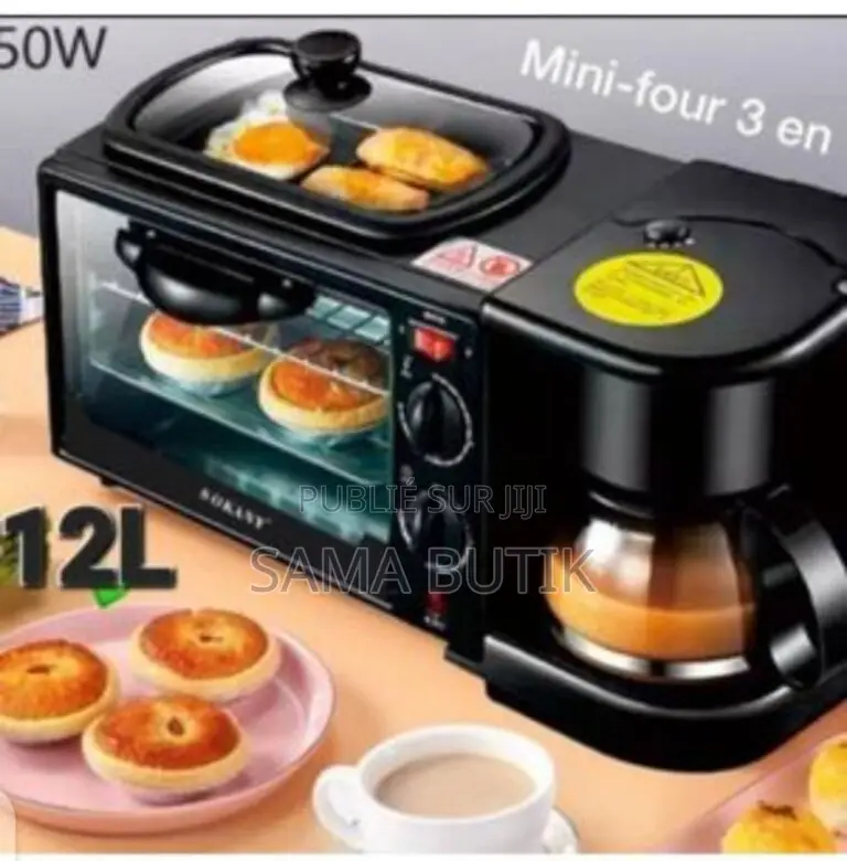 Machine De Petit Déjeuner Multifonction Avec Four Grille