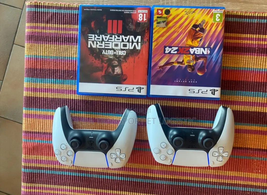 Ps5+ 2 Manette+ 2 Jeux