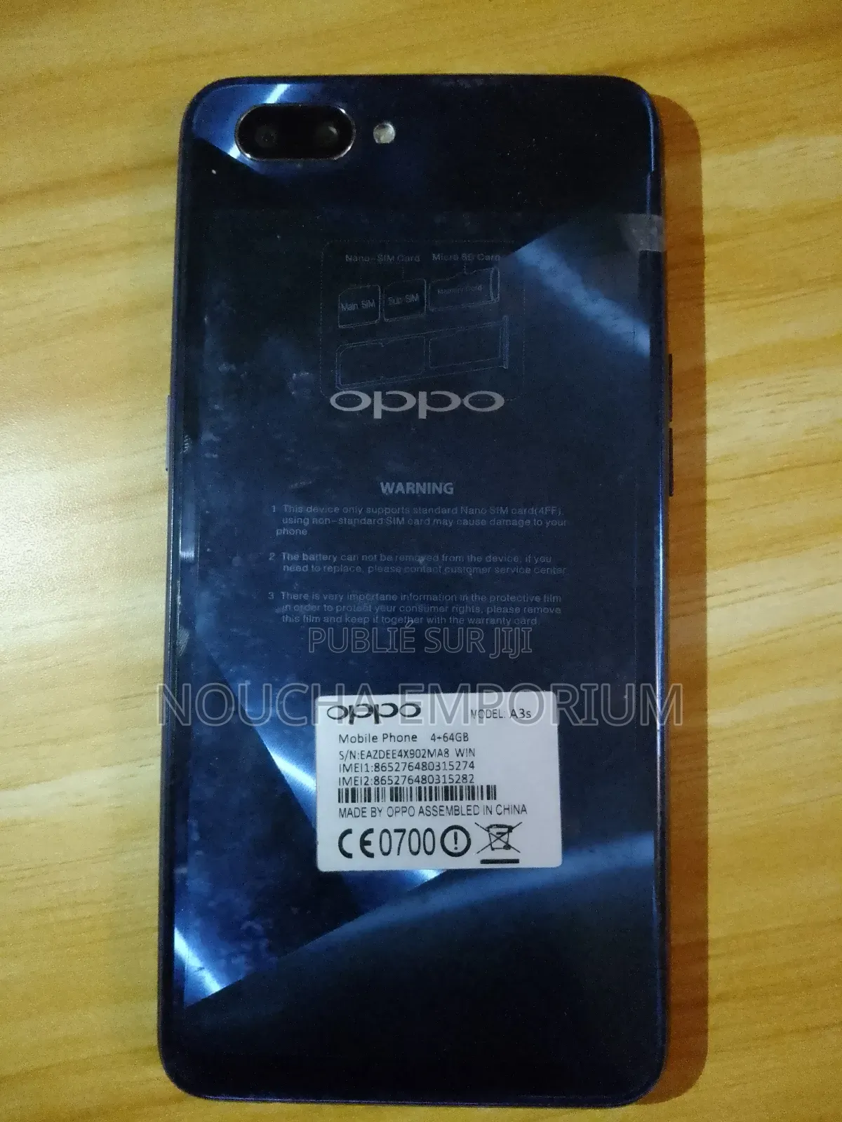 Oppo A3s 64 GB Blue