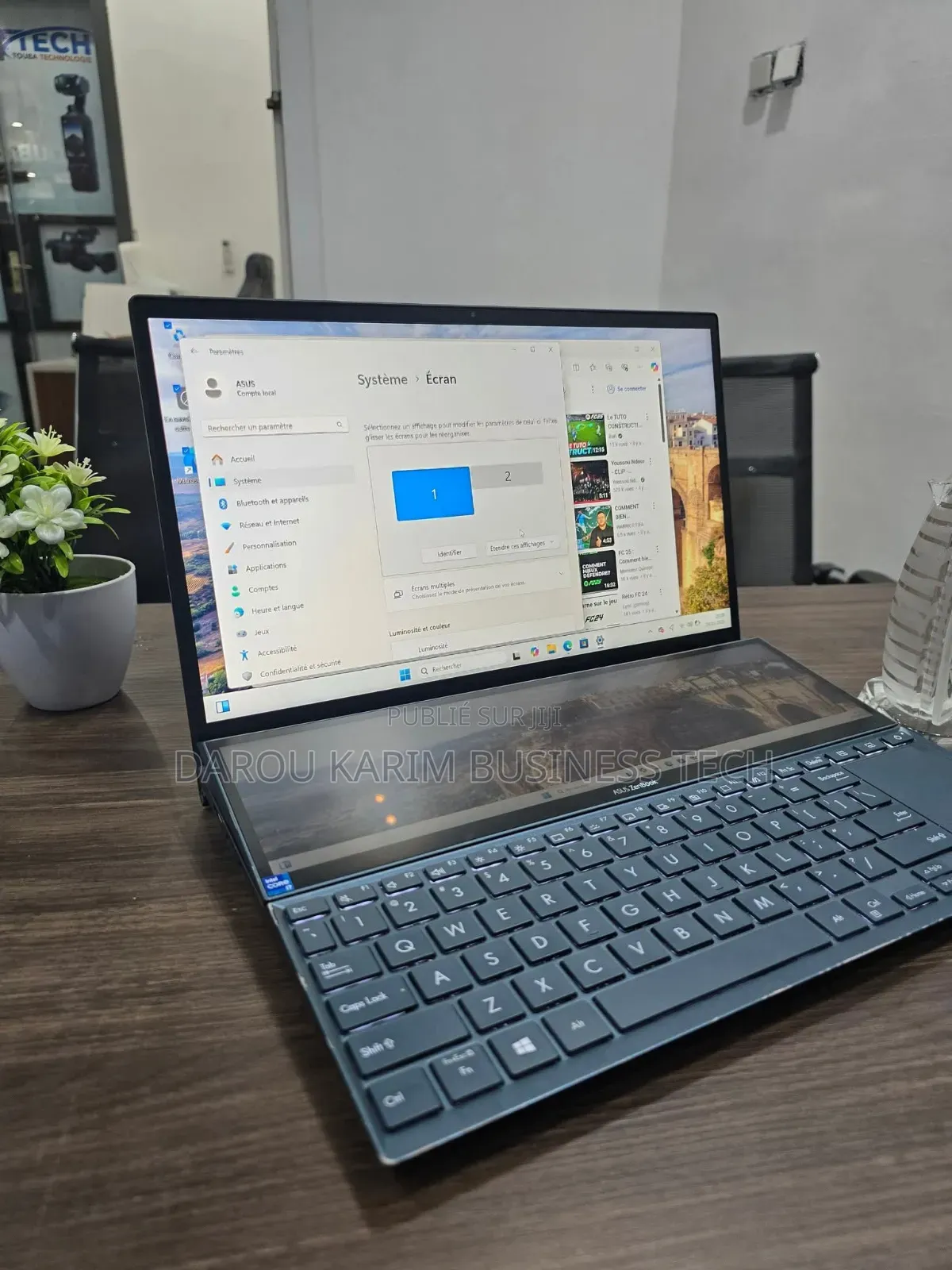 New Asus Zenbook Duo 14 16GB Intel Core I7 SSD 512GB