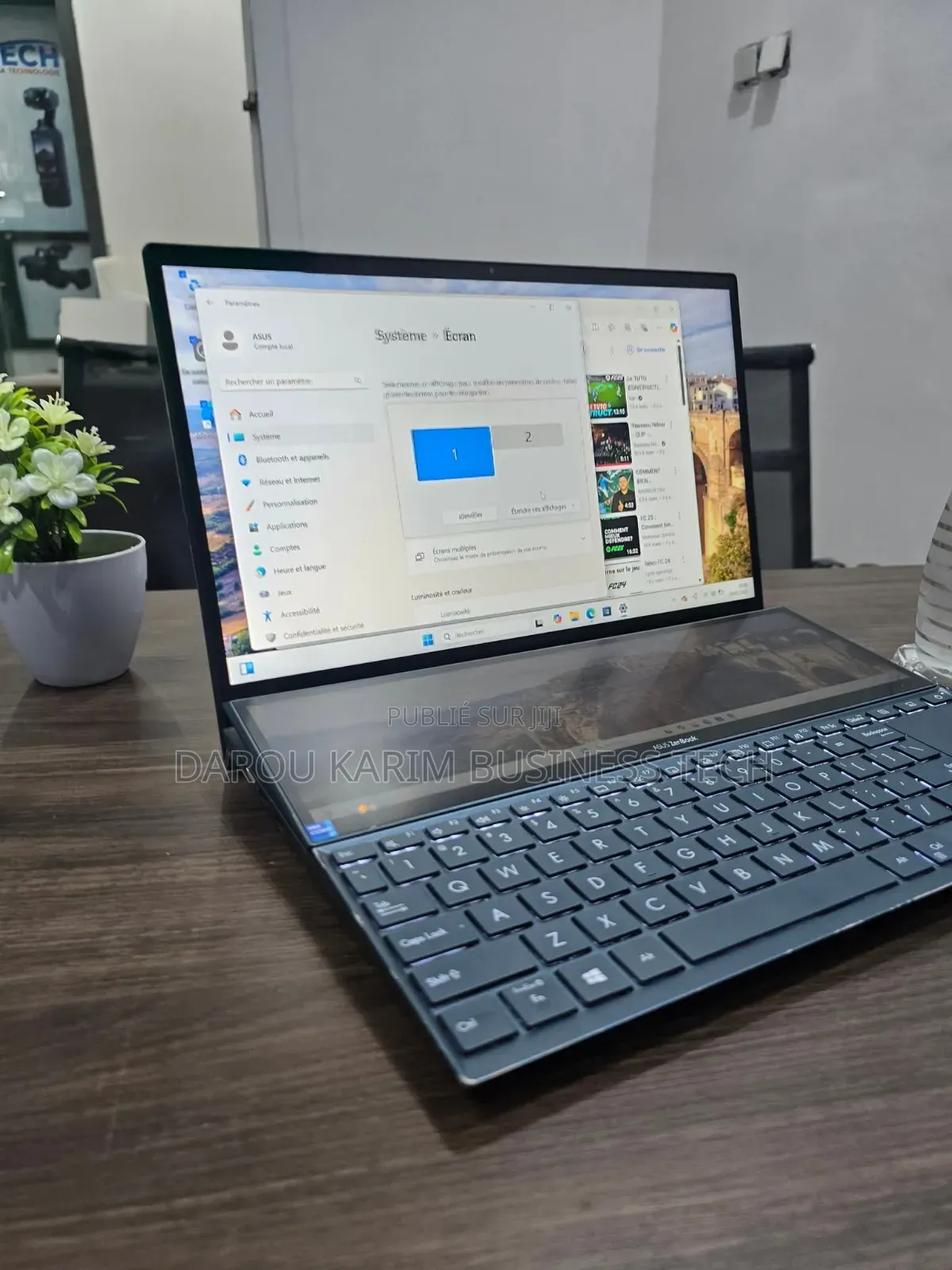 New Asus Zenbook Duo 14 16GB Intel Core I7 SSD 512GB