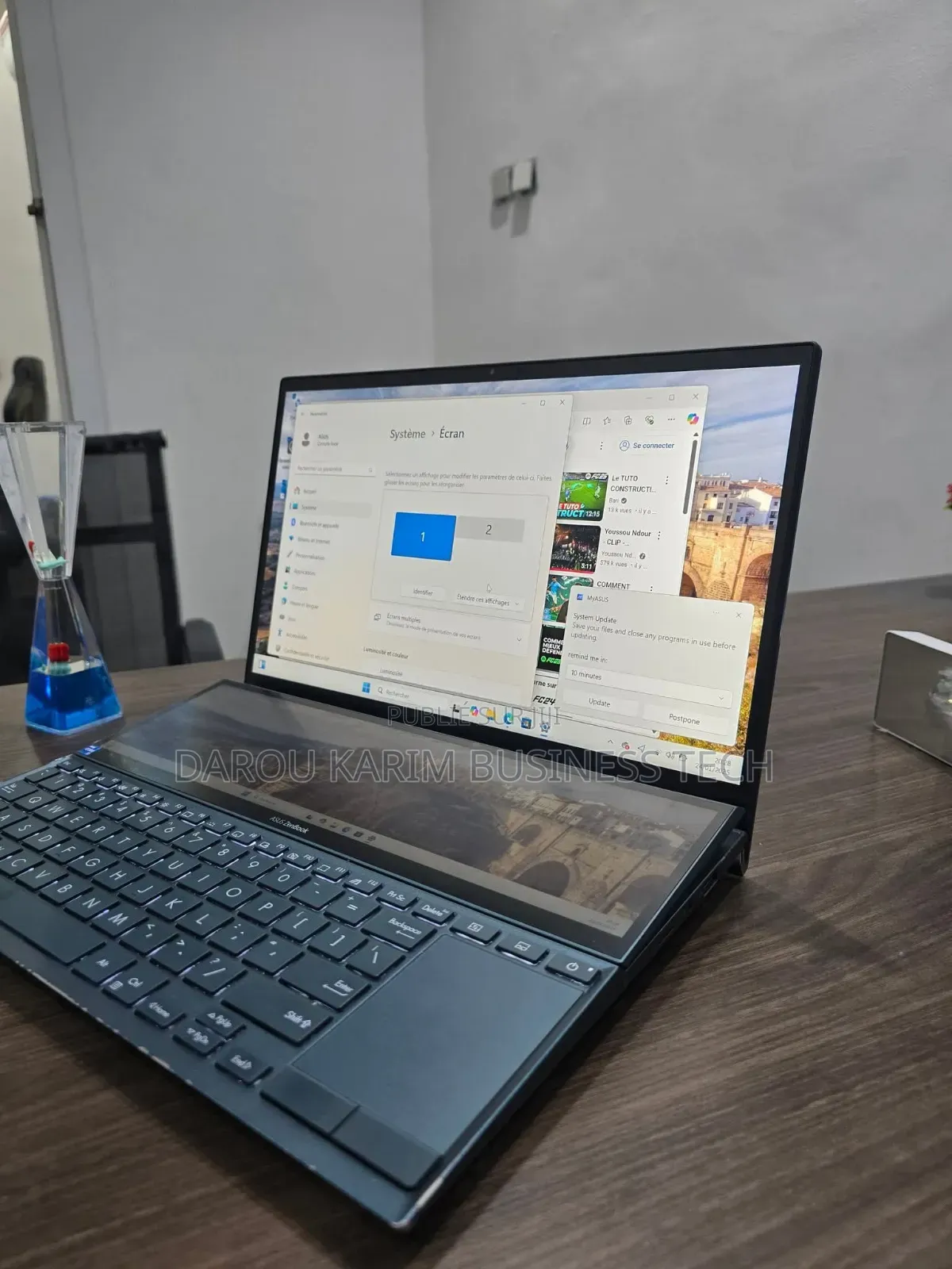 New Asus Zenbook Duo 14 16GB Intel Core I7 SSD 512GB