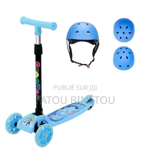Trottinette Plus Casque Pour Enfants