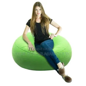 Canapé Gonflable Sofa d'Air Portable Canapé en Flocage