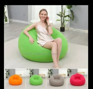 Canapé Gonflable Sofa d'Air Portable Canapé en Flocage