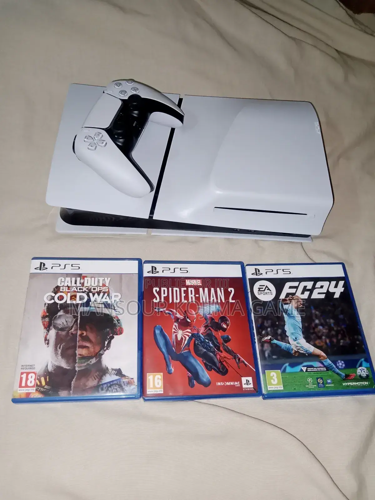 Ps5 Slim 3 Jeux 3 Cd