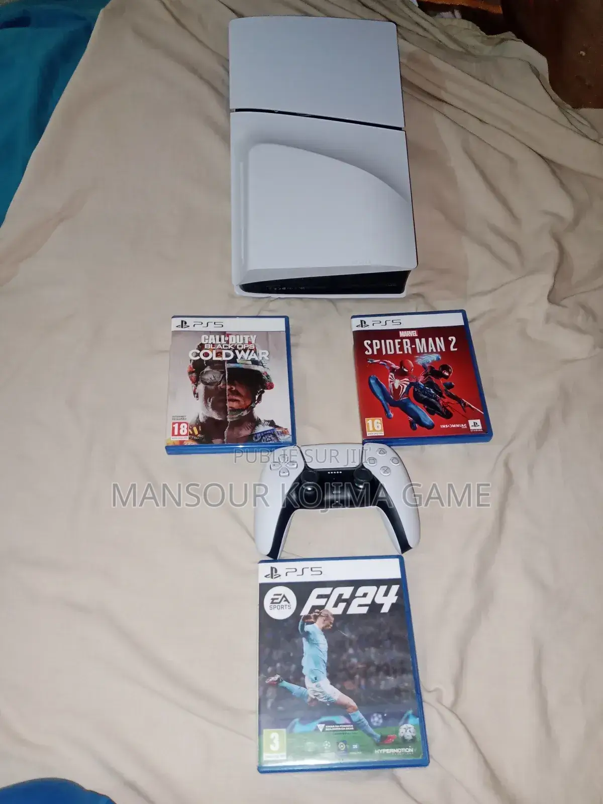 Ps5 Slim 3 Jeux 3 Cd