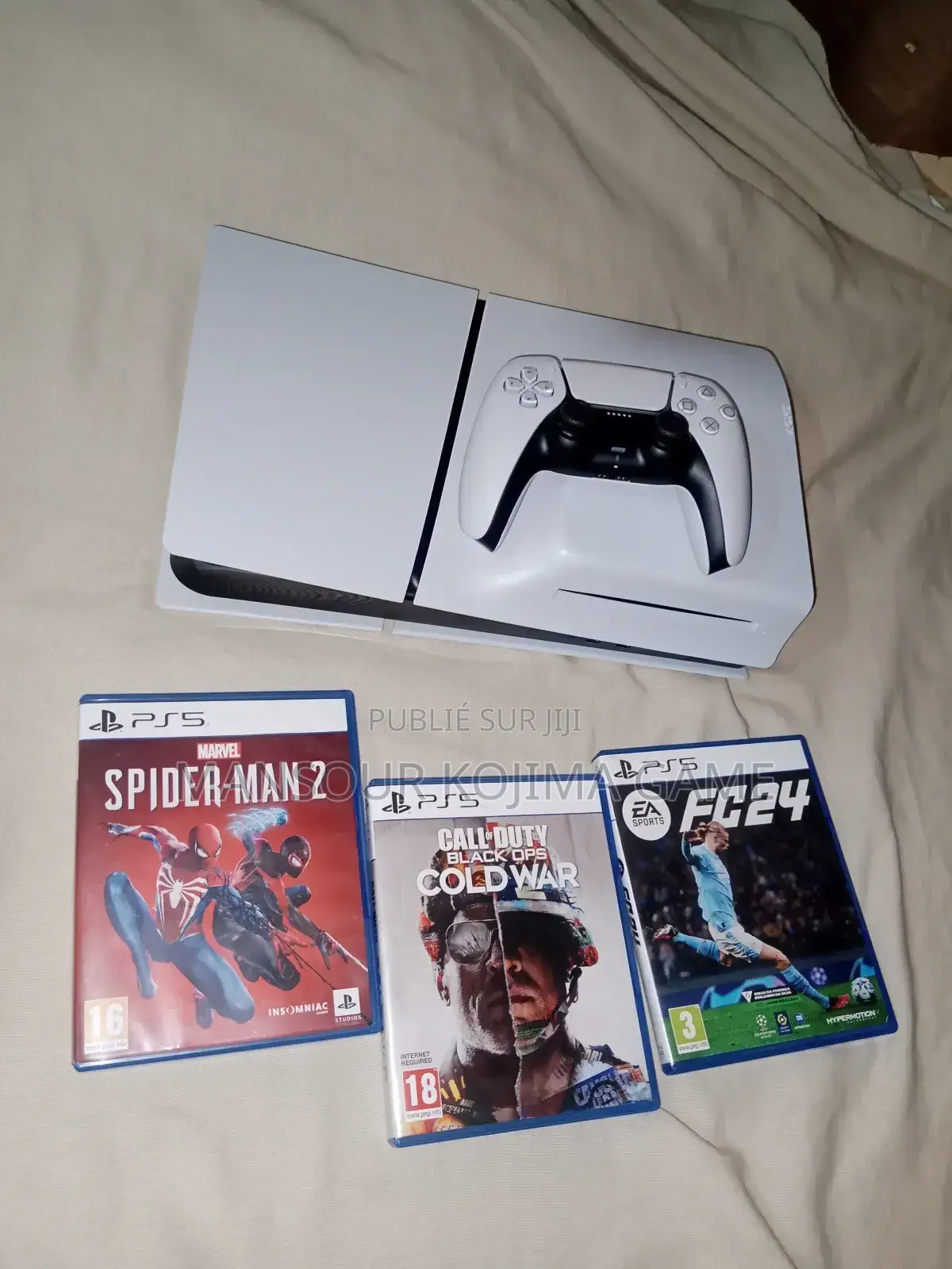 Ps5 Slim 3 Jeux 3 Cd