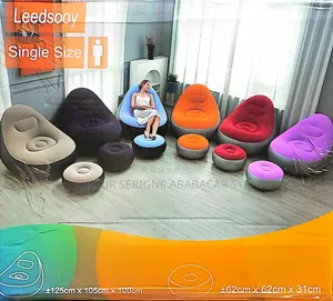 Photo - Canapé Gonflable Sofa d'Air Portable Canapé en Flocage