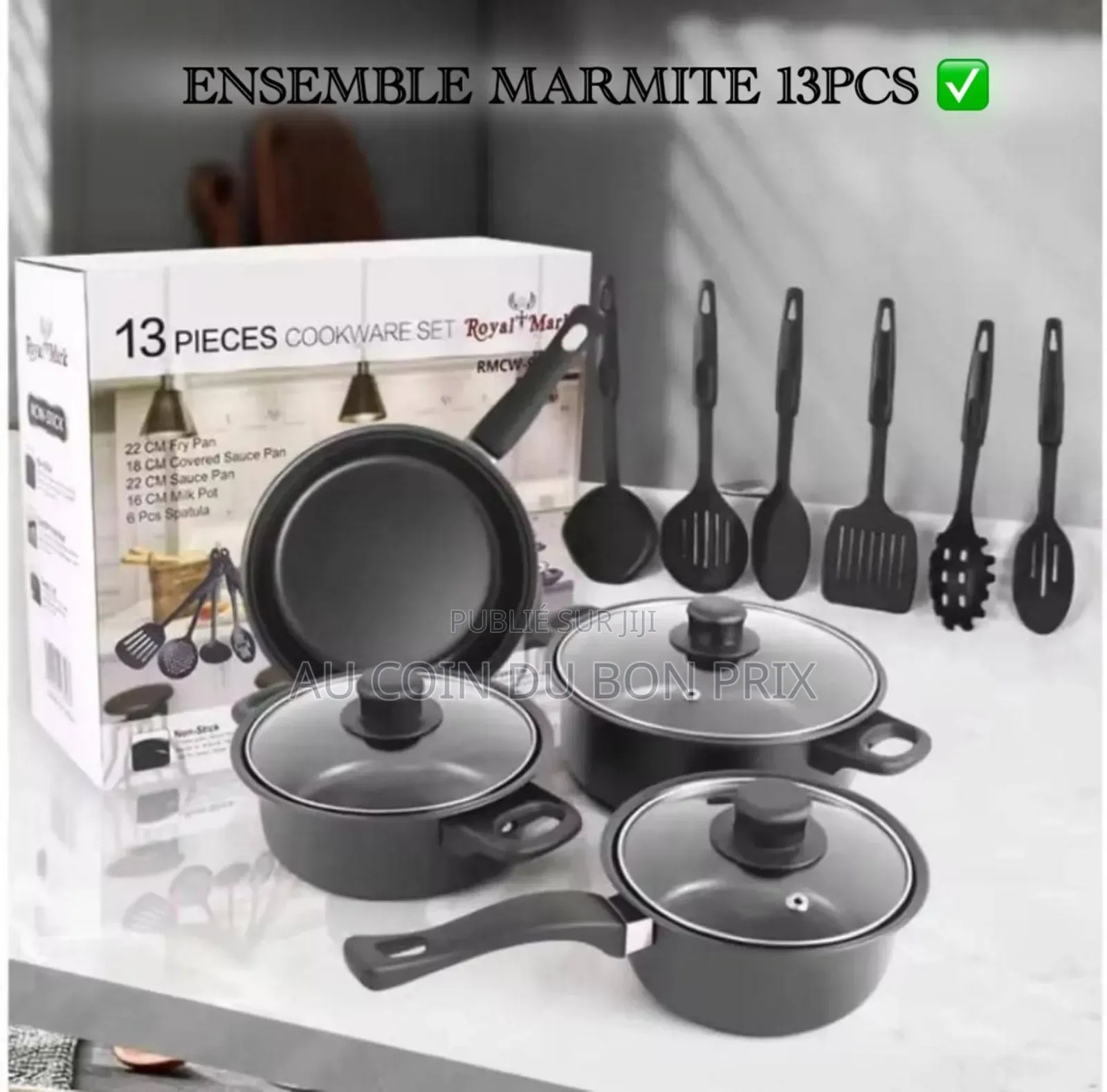 Ensemble Marmite 13pcs