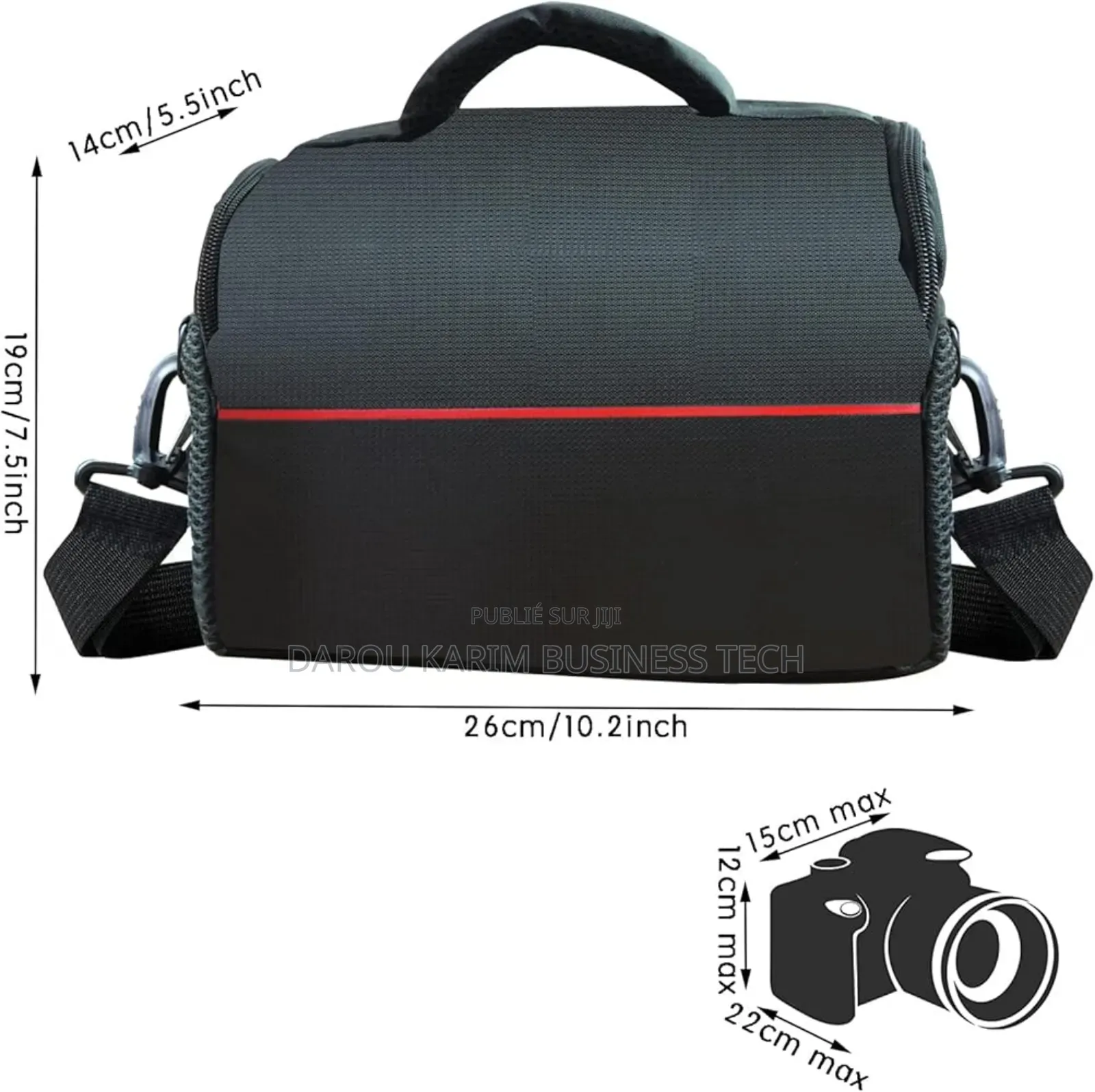 SONY , CANON, NIKON Taille 26cm 10.12inch