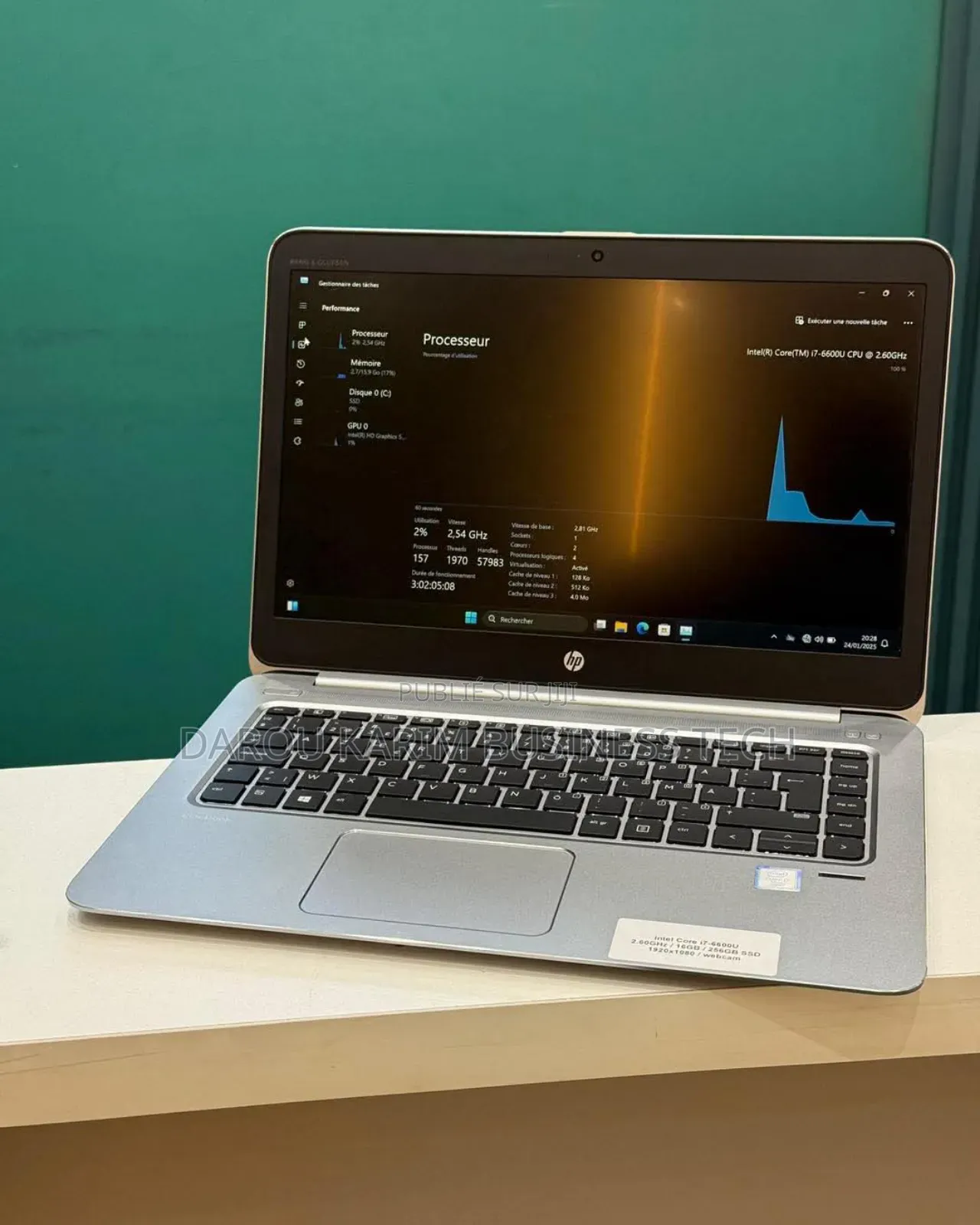 New HP EliteBook Folio 1040 G3 16GB Intel Core I7 SSD 256GB