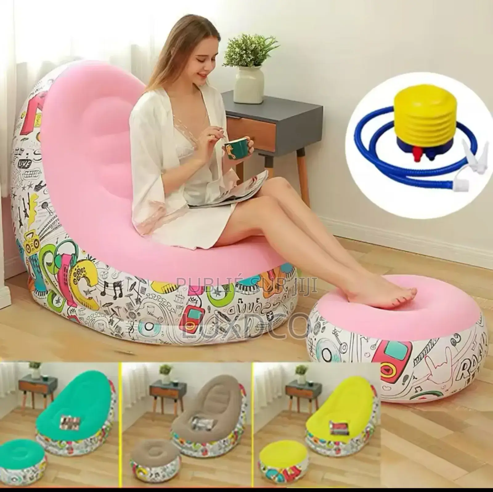 Coussin Gonflable Avec Pompe Très Confortable
