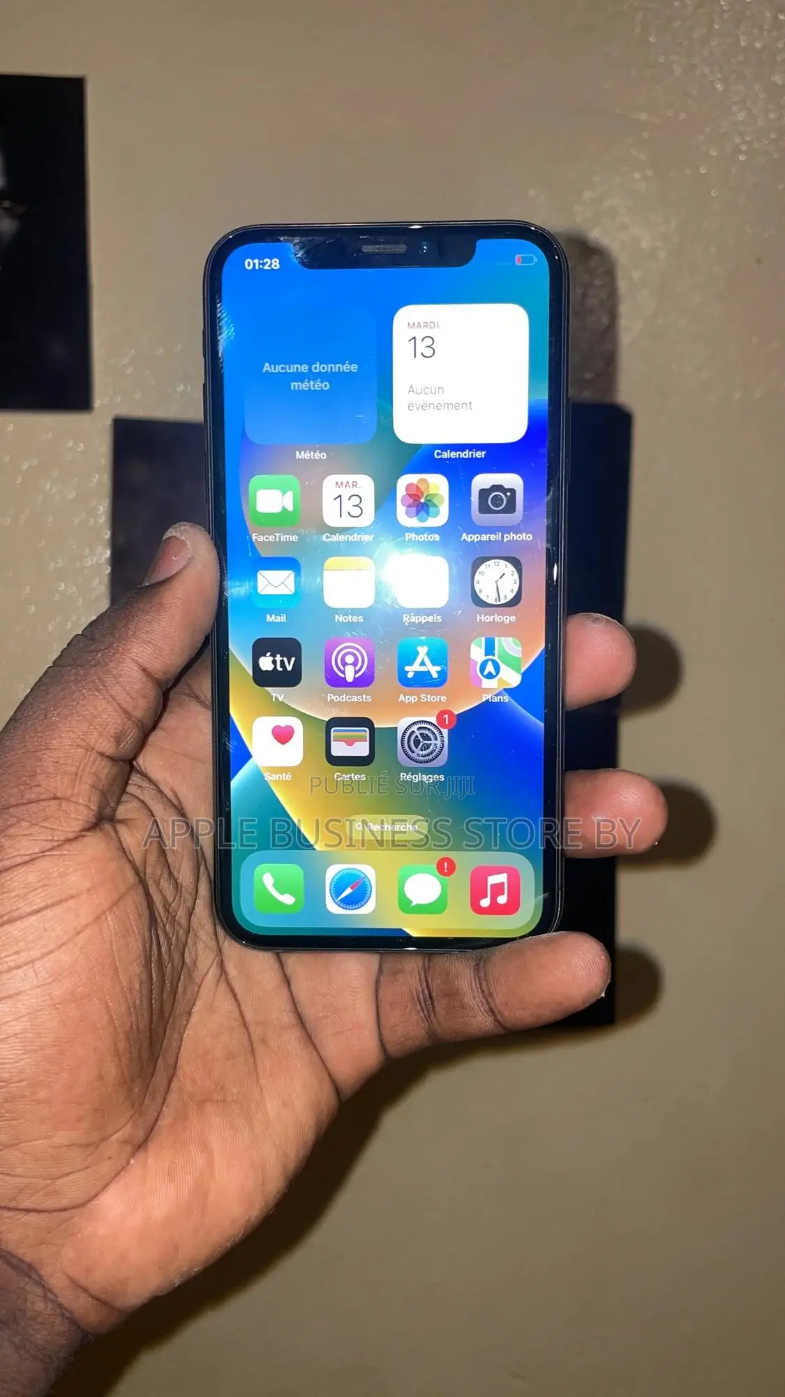 New Apple iPhone X 256 GB Noir