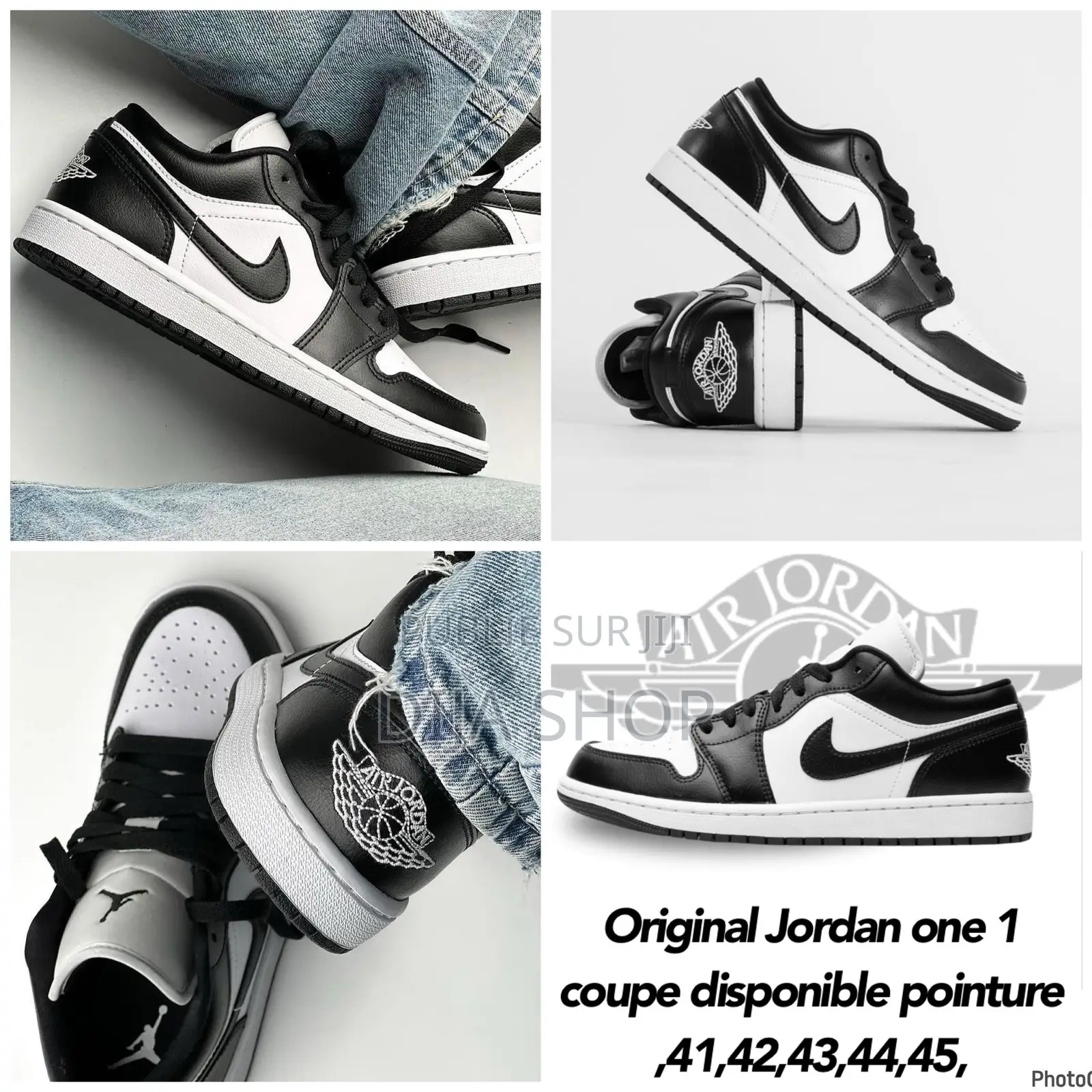 Original Jordan One 1 Coupe Disponible 41,42,43,44,45,