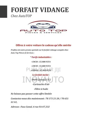 Photo - Forfait Vidange